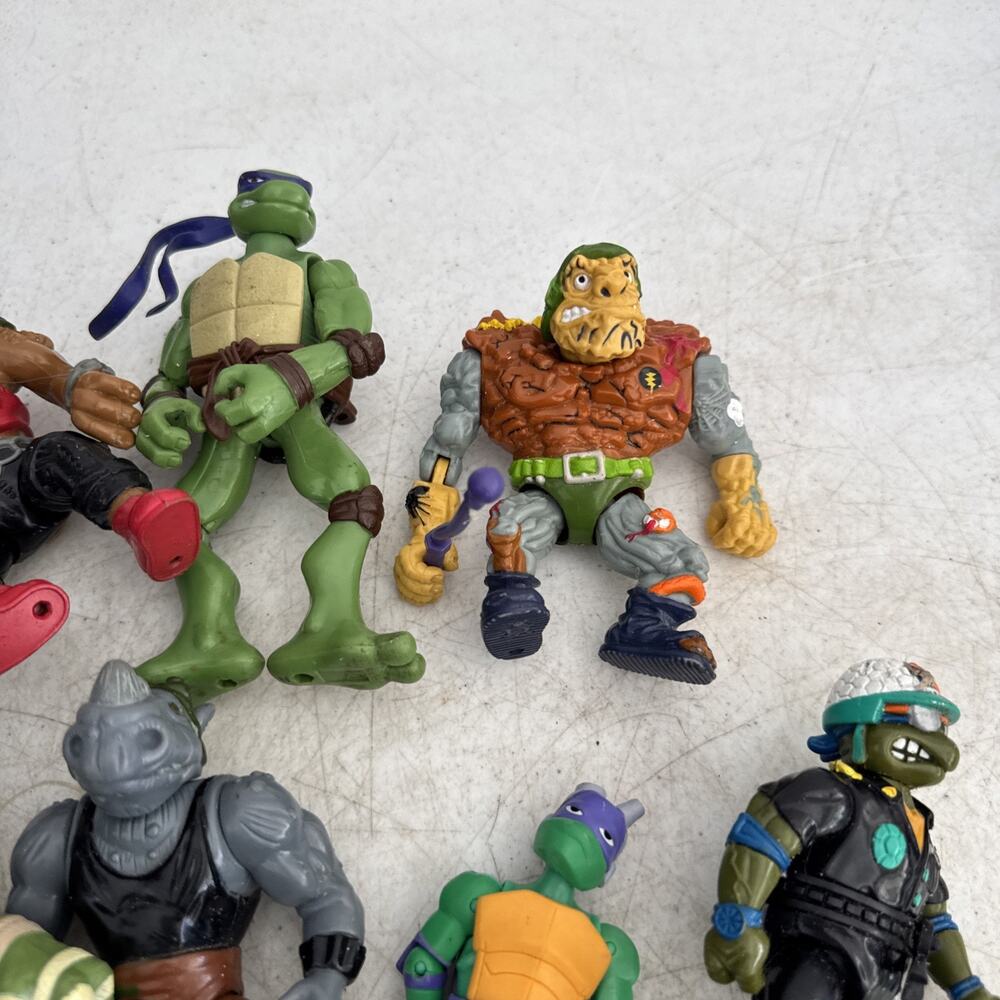 Big TMNT Teenage Mutant Ninja Turtles Action Figure Lot Some VTG - Picture 7 of 11